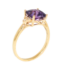 Load image into Gallery viewer, Amethyst And Diamond Ring
