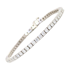 Load image into Gallery viewer, White Gold Tennis Bracelet
