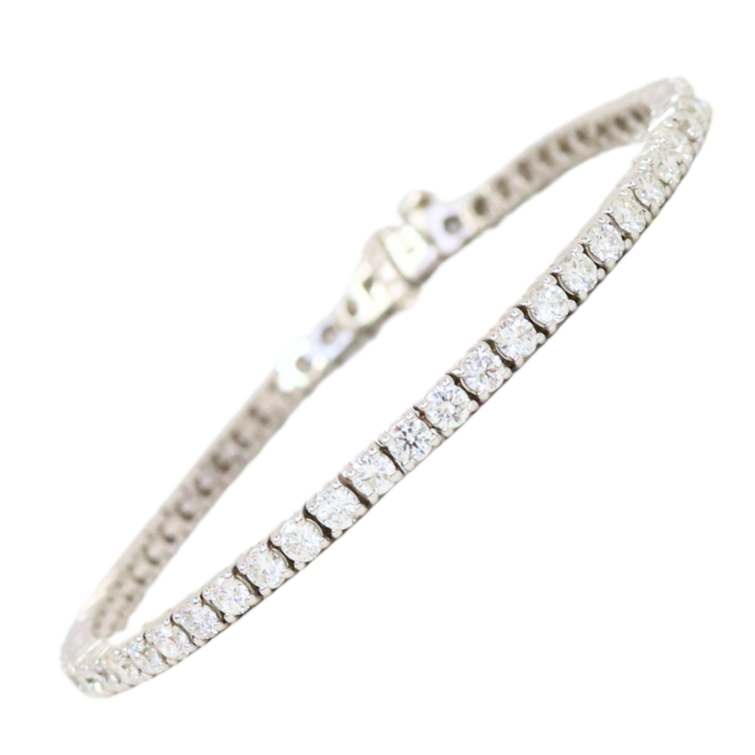 White Gold Tennis Bracelet