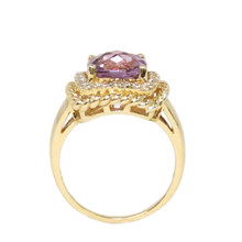 Load image into Gallery viewer, Amethyst and Diamond Ring
