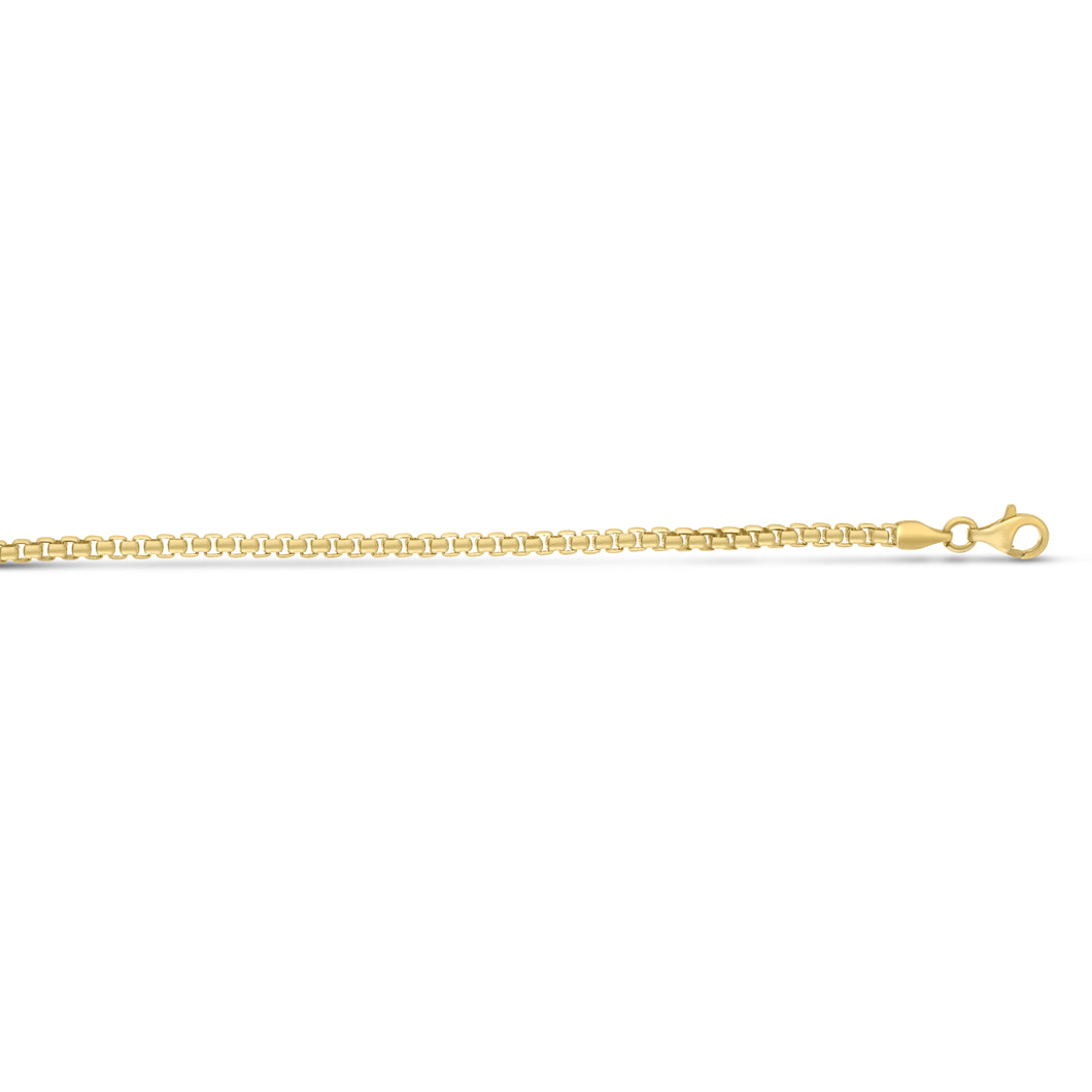 Unisex Round Box Chain