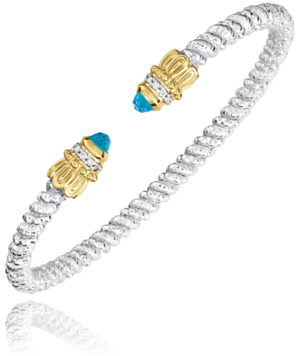 Vahan Diamond And Blue Topaz Bracelet