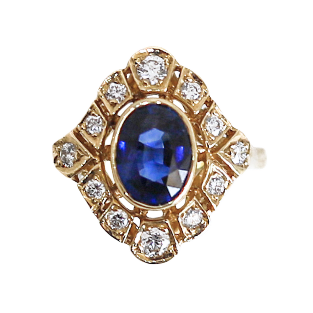 Saylor Sapphire RIng