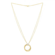 Load image into Gallery viewer, 14K Gold &amp; Diamond Interlocked Ring Pendant
