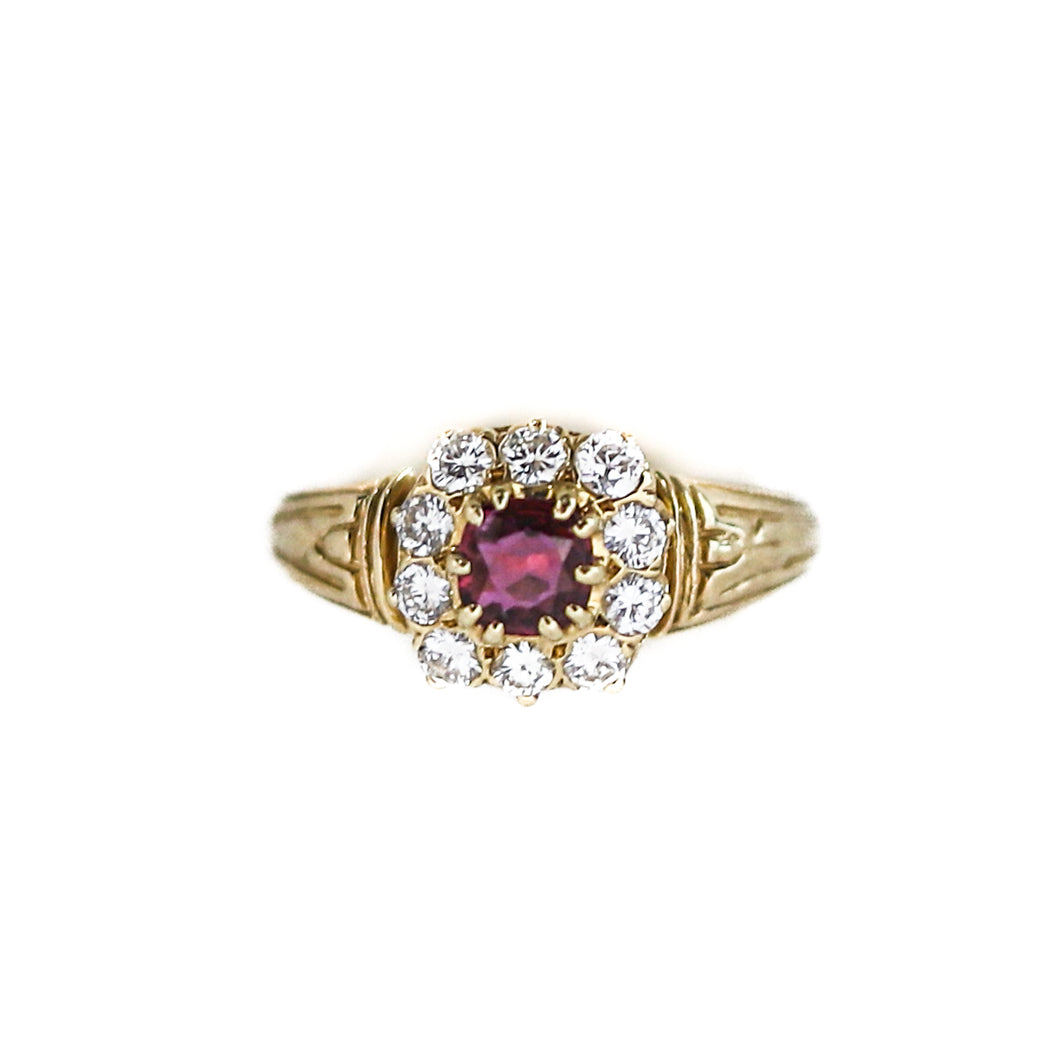 Carmen Ruby and Diamond Ring