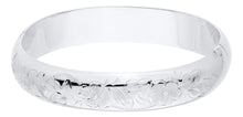 Load image into Gallery viewer, Sterling Hand Engraved Bangle Bracelet
