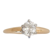 Load image into Gallery viewer, 14ky/Platinum Diamond Solitaire Ring
