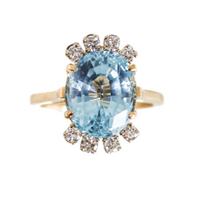 Load image into Gallery viewer, Kenna Blue Topaz Ring
