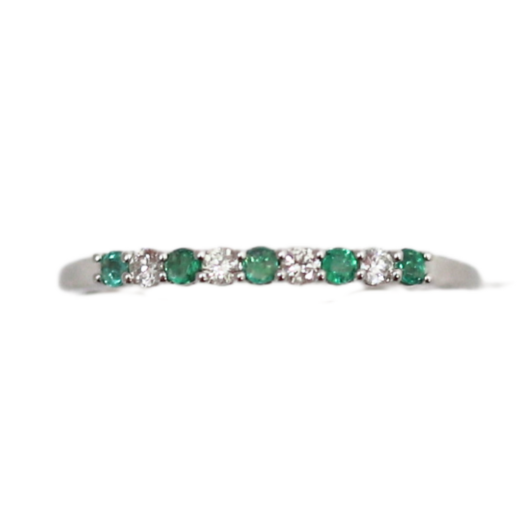 Emerald And Diamond Band