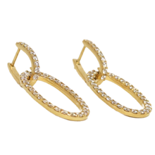 Load image into Gallery viewer, Diamond Link Earrings
