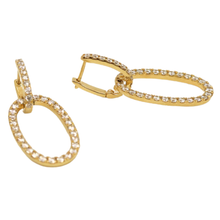 Load image into Gallery viewer, Diamond Link Earrings
