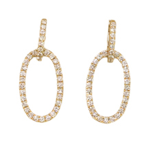 Load image into Gallery viewer, Diamond Link Earrings
