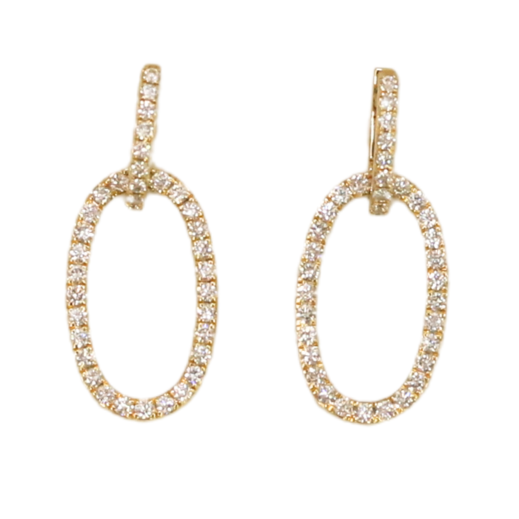 Diamond Link Earrings