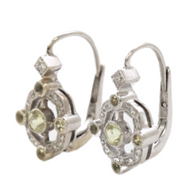 Load image into Gallery viewer, Diamond Yellow Sapphire Earrings
