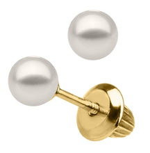 Load image into Gallery viewer, 14ky Pearl Earrings
