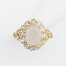 Load image into Gallery viewer, Opal And Diamond Ring
