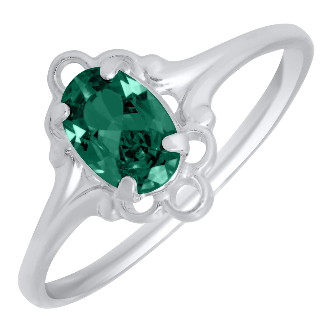 May Birthstone Ring