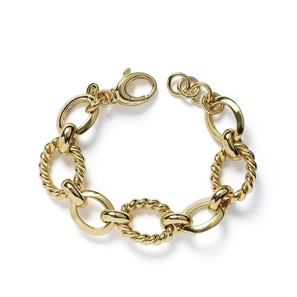 Gold Plate Contemporary Katherine Bracelet