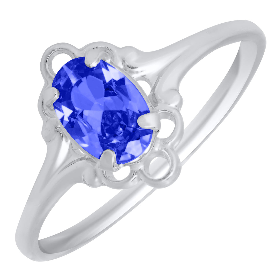 Sterling September Birthstone Ring