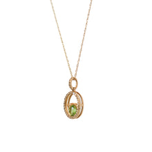 Load image into Gallery viewer, Debbie Peridot and Diamond Necklace
