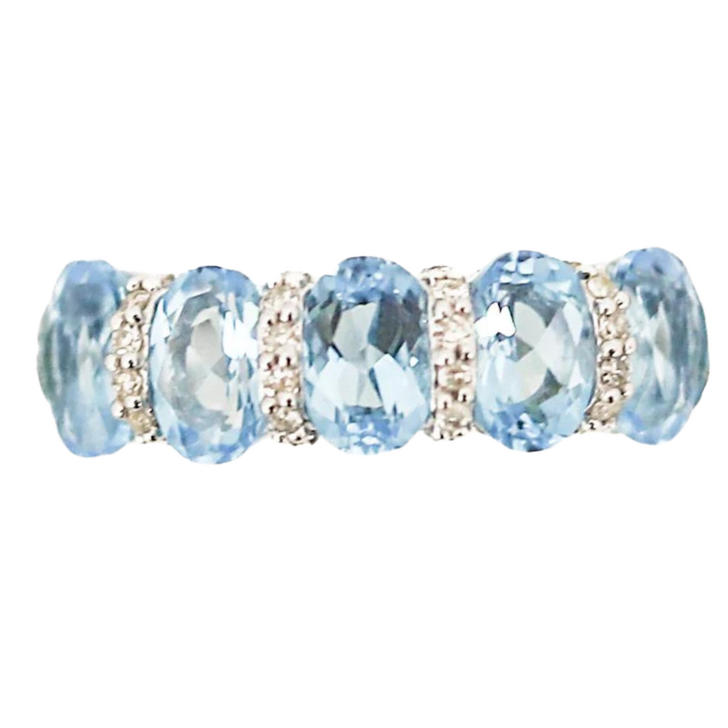 Lane Blue Topaz Ring