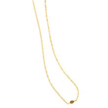 Load image into Gallery viewer, Citrine Mirror Chain Necklace
