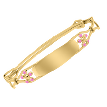 Load image into Gallery viewer, Gold Filled Adjustable Flower Bracelet
