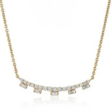 Load image into Gallery viewer, Diamond Bar Necklace
