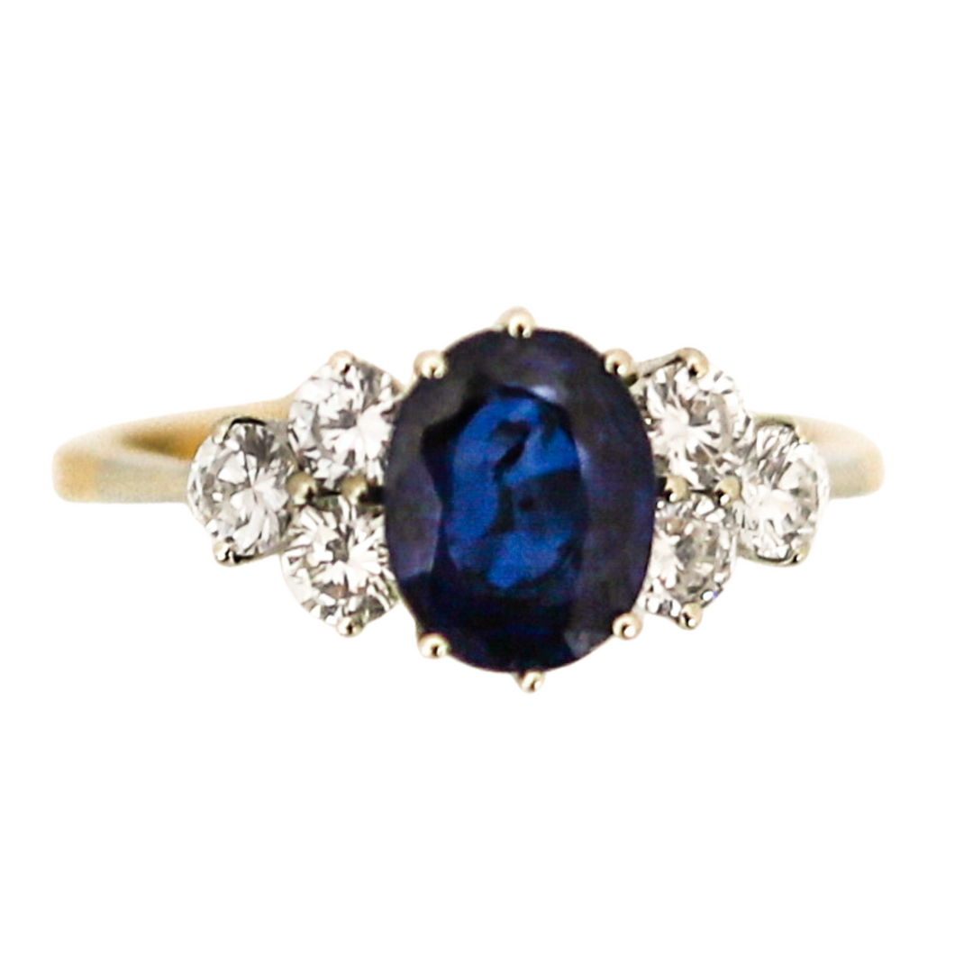 Camille Estate Sapphire RIng