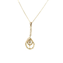 Load image into Gallery viewer, Estate Diamond Lavalier Necklace
