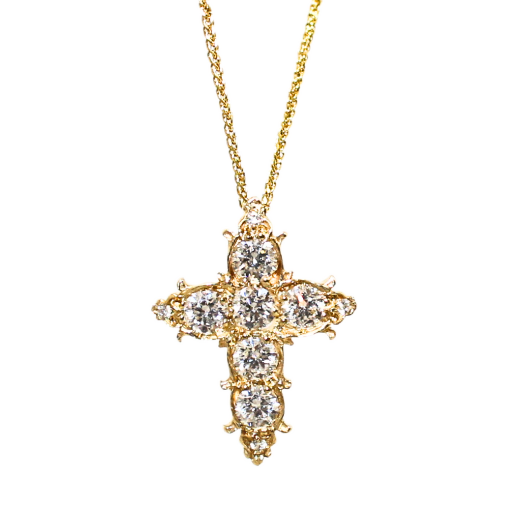 Diamond Cross Necklace