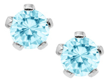 Load image into Gallery viewer, March Birthstone Earrings
