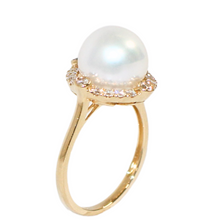 Load image into Gallery viewer, Pearl and Diamond Ring
