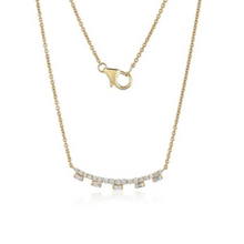 Load image into Gallery viewer, Diamond Bar Necklace
