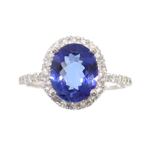 Load image into Gallery viewer, Tanzanite And Diamond Ring
