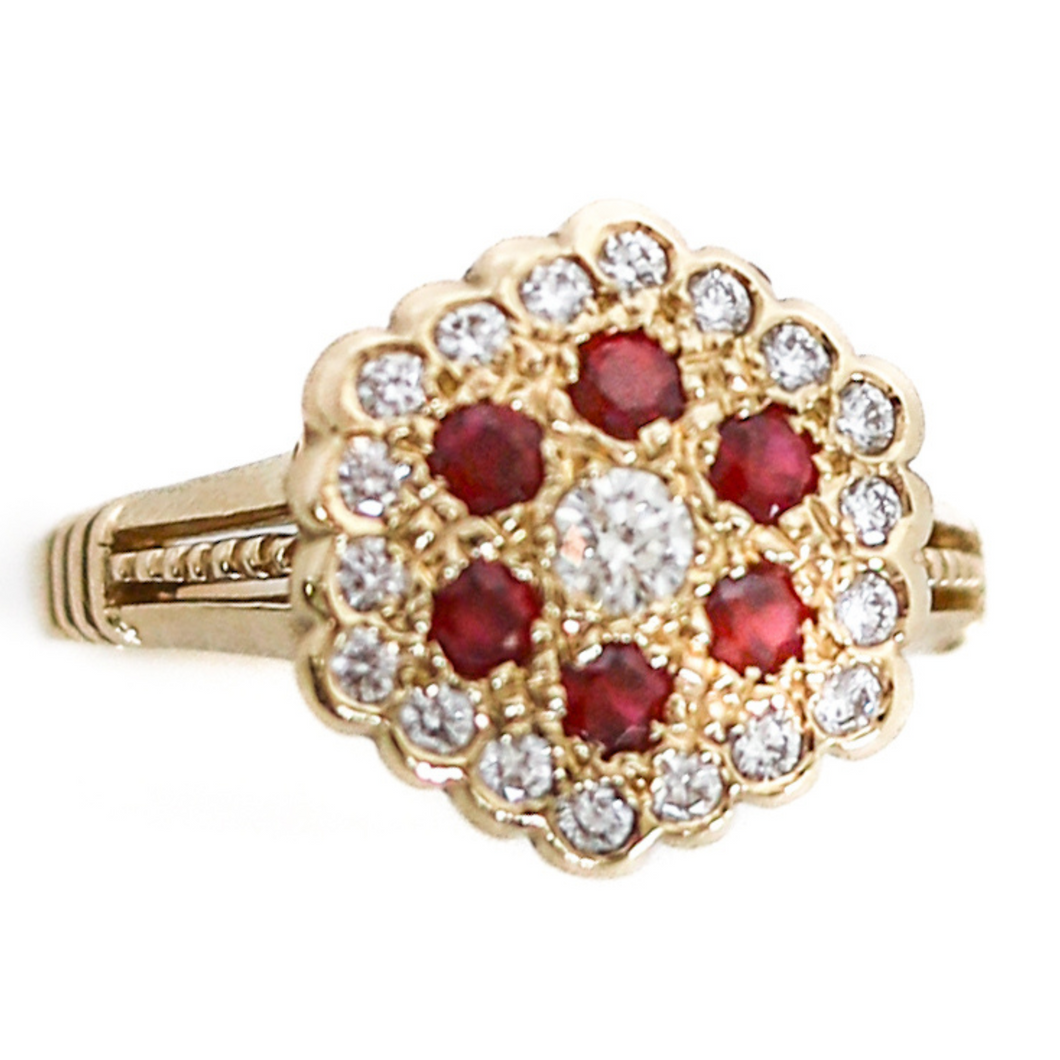 Jennifer Diamond and Ruby Ring