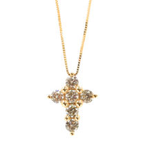 Load image into Gallery viewer, Diamond Cross Necklace
