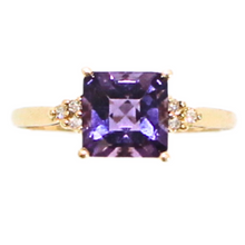 Load image into Gallery viewer, Amethyst And Diamond Ring
