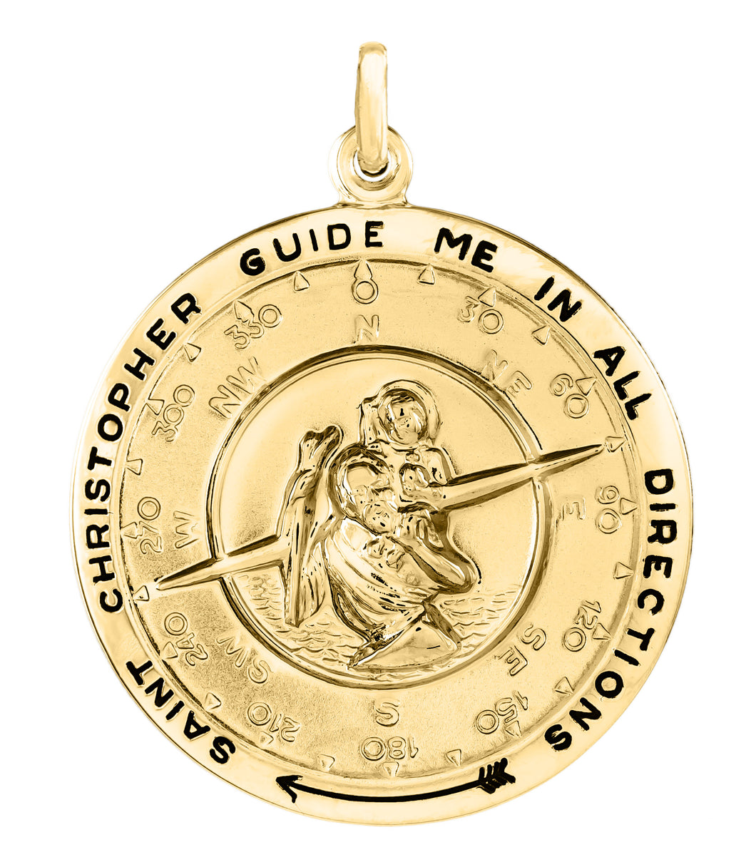 St. Christopher Medal Necklace