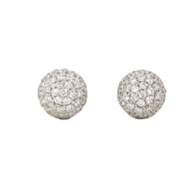 Load image into Gallery viewer, 18Kw .76Ctw Diamond Earring Pair
