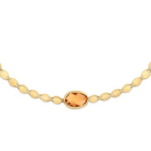 Load image into Gallery viewer, Citrine Mirror Chain Necklace
